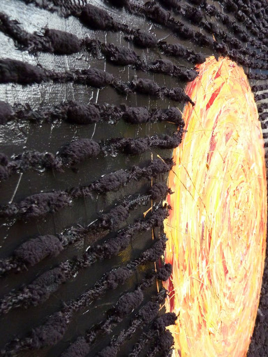 PORTENTS: A DAY FLOWERING FROM UNDER A SHEET BLACK CLOUD